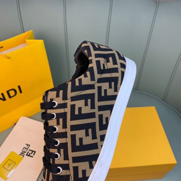 Fendi FF Shoes In Brown - Image 6