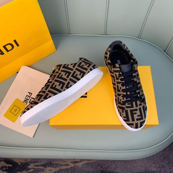 Fendi FF Shoes In Brown - Image 8