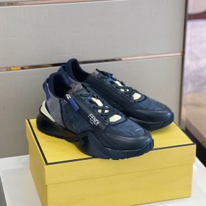 Fendi Flow Black Running Sneakers