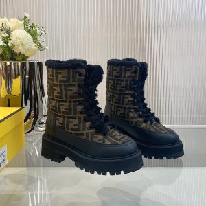 Fendi Signature Biker Boots