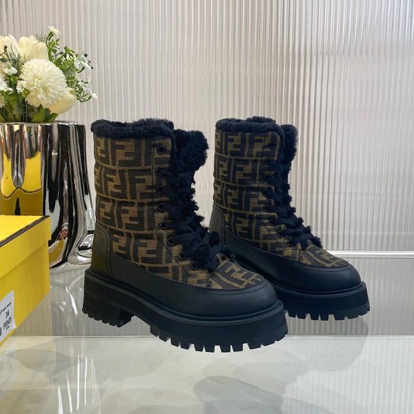 Fendi Signature Biker Boots