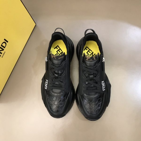 Fendi FF Shoes In Black - Image 3