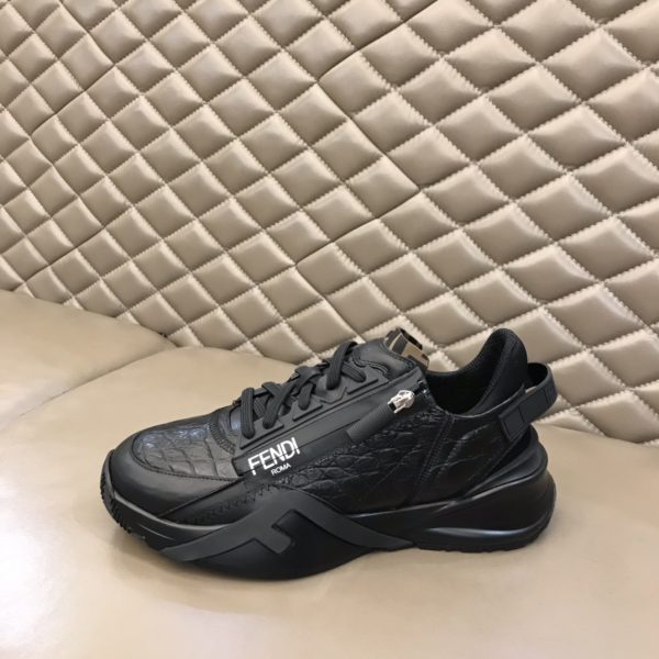 Fendi FF Shoes In Black - Image 5