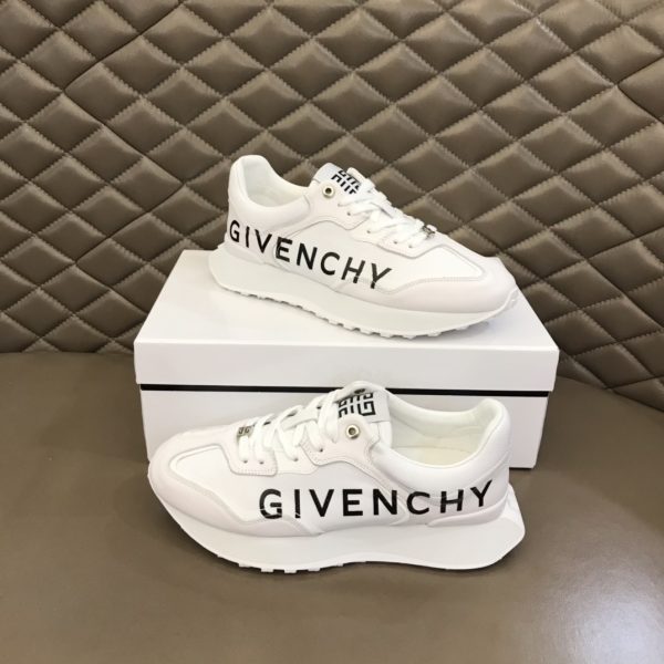 Givenchy Runner Sneakers In Perforated Leather
