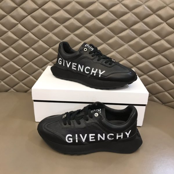 Givenchy Runner Sneakers In Perforated Leather - Image 2