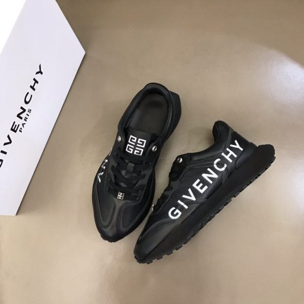 Givenchy Runner Sneakers In Perforated Leather - Image 3