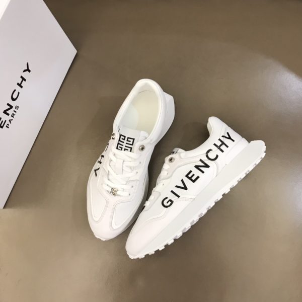 Givenchy Runner Sneakers In Perforated Leather - Image 5