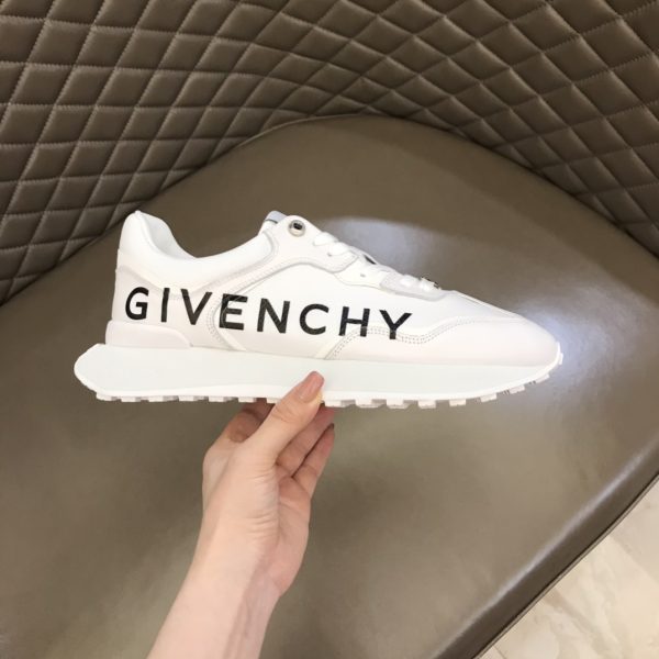 Givenchy Runner Sneakers In Perforated Leather - Image 7