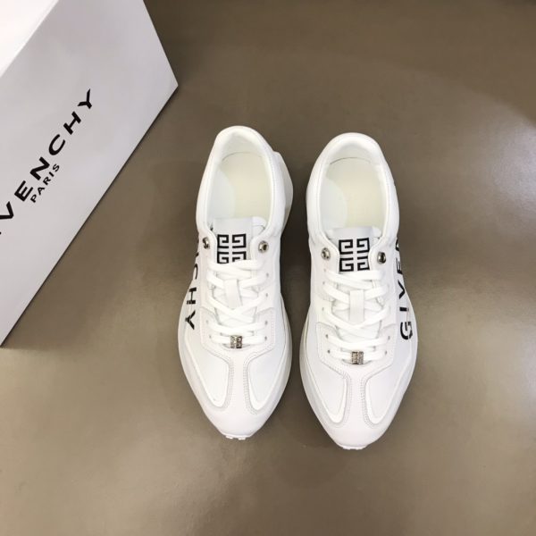 Givenchy Runner Sneakers In Perforated Leather - Image 8