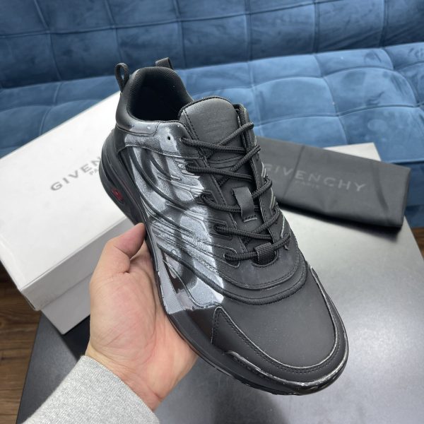 Givenchy Logo Sneakers In Black - Image 8