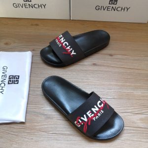 Logo-Print Rubber Slides Sandals