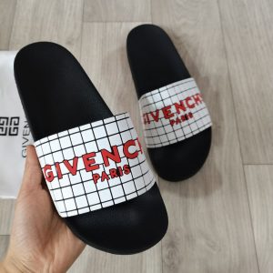 Logo-Print Rubber Slides Sandals