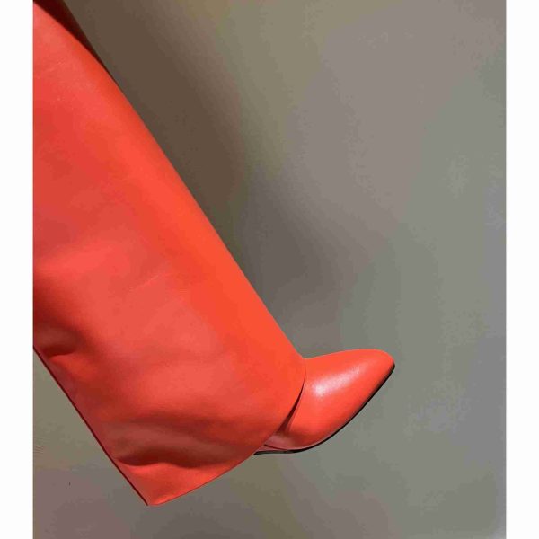 Givenchy Shark Lock Boots In Leather - Image 2