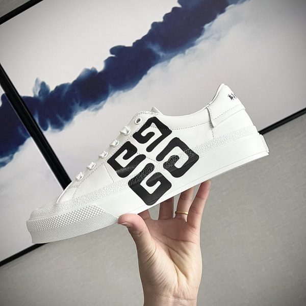 Givenchy Sneakers City Sport In Leather With Tag Effect 4G Print - Image 4