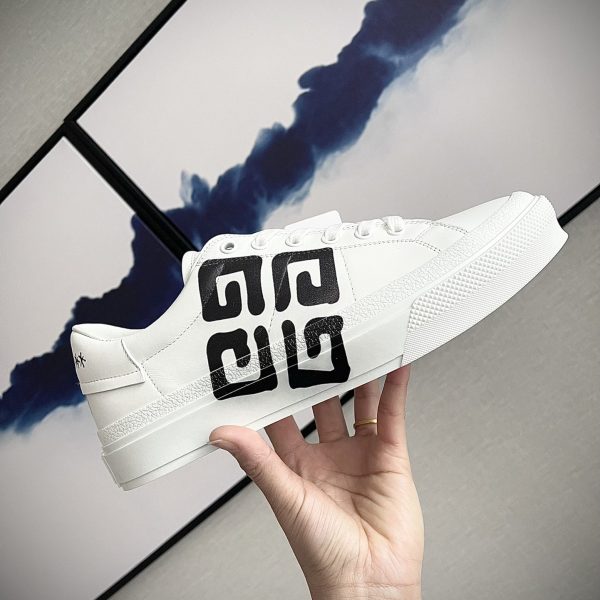 Givenchy Sneakers City Sport In Leather With Tag Effect 4G Print - Image 5
