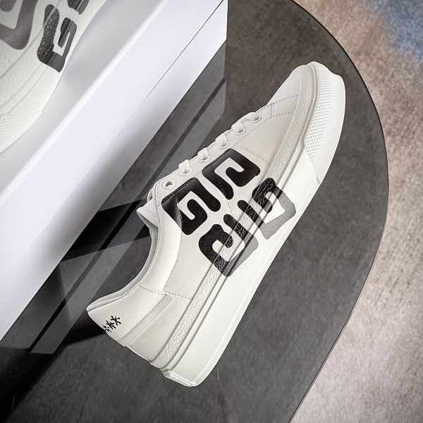 Givenchy Sneakers City Sport In Leather With Tag Effect 4G Print - Image 8