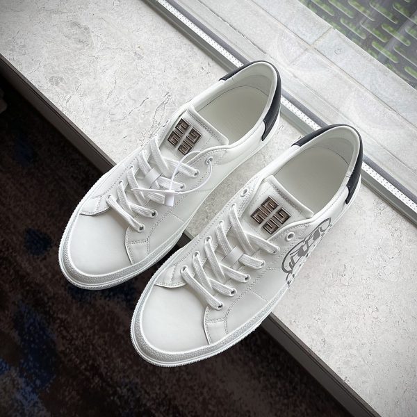 Givenchy Sneakers City Sport In Leather With Tag Effect Dog Print - Image 3