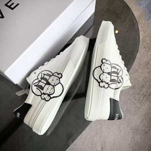 Givenchy Sneakers City Sport In Leather With Tag Effect Dog Print