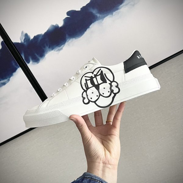 Givenchy Sneakers City Sport In Leather With Tag Effect Dog Print - Image 7
