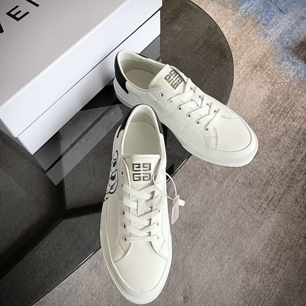Givenchy Sneakers City Sport In Leather With Tag Effect Dog Print - Image 8