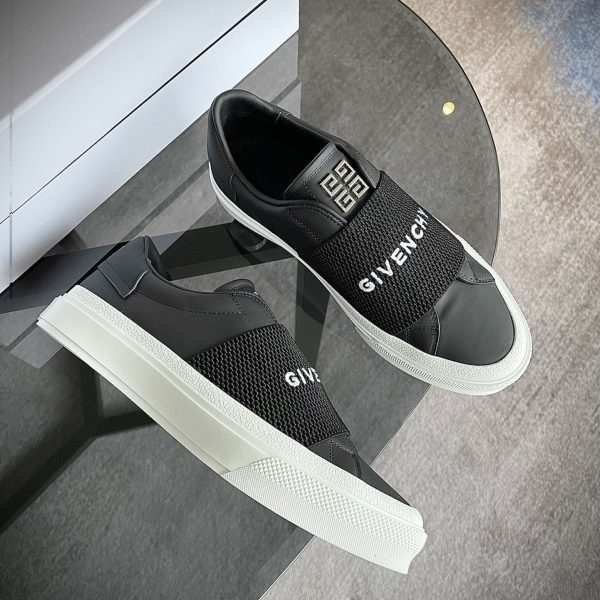 Givenchy Sneakers In Leather With Givenchy Webbing - Image 2