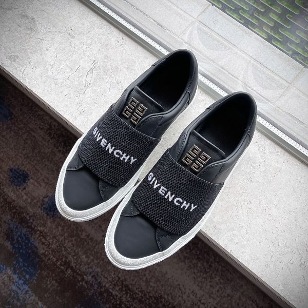 Givenchy Sneakers In Leather With Givenchy Webbing - Image 3