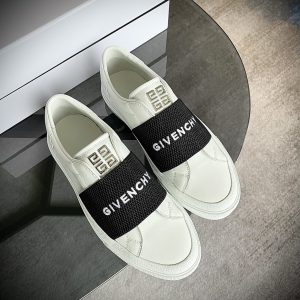 Givenchy Sneakers In Leather With Givenchy Webbing