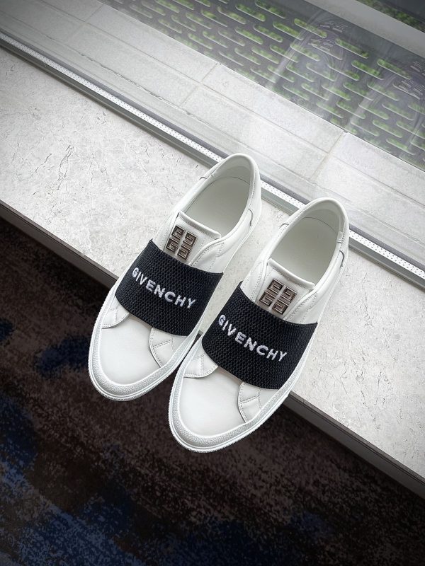 Givenchy Sneakers In Leather With Givenchy Webbing - Image 6