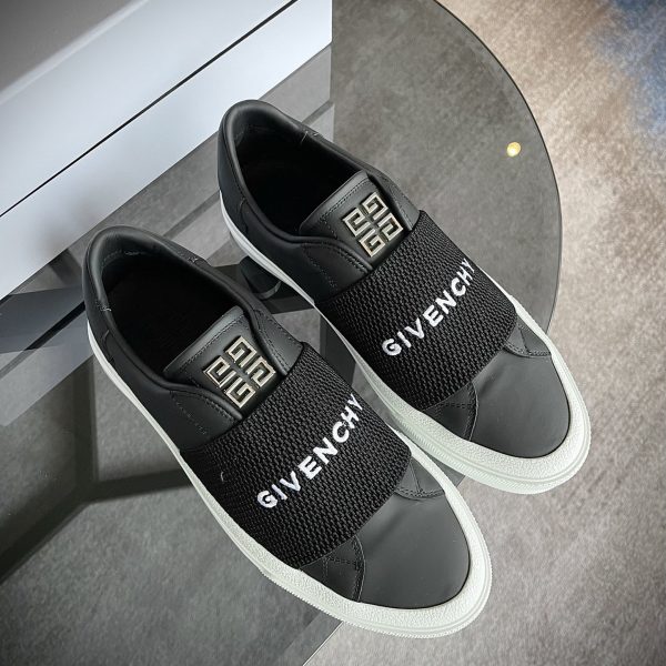 Givenchy Sneakers In Leather With Givenchy Webbing - Image 8