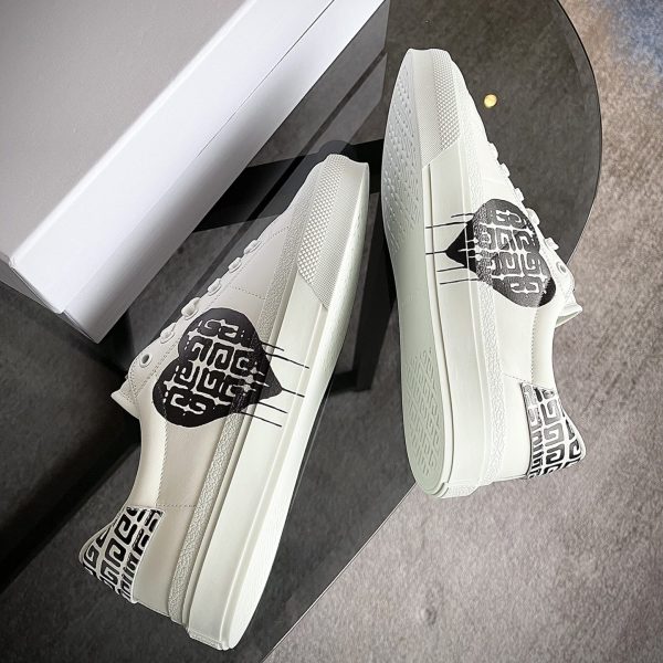 Givenchy Sneakers In Leather With Tag Effect 4G Print - Image 7