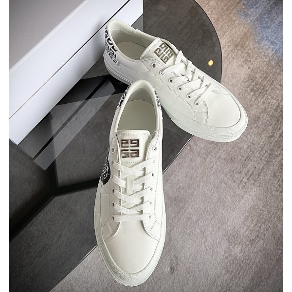 Givenchy Sneakers In Leather With Tag Effect 4G Print - Image 8