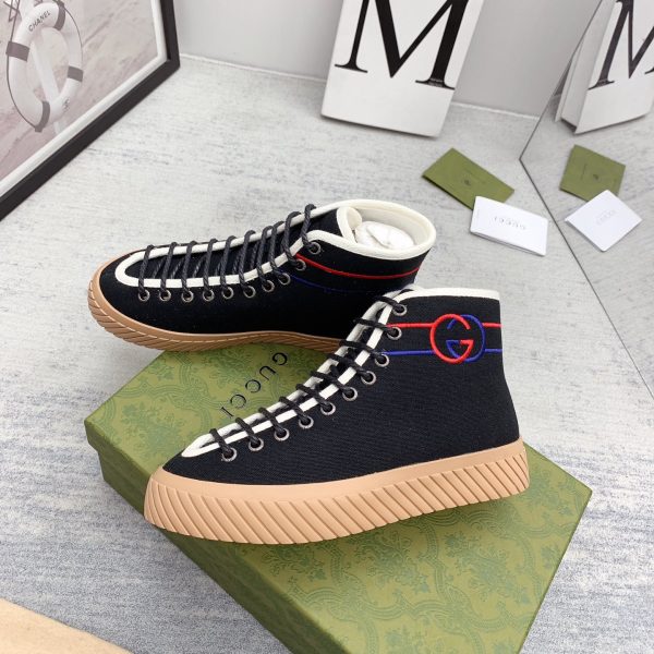 Gucci Interlocking G High-Top Sneaker - Image 8