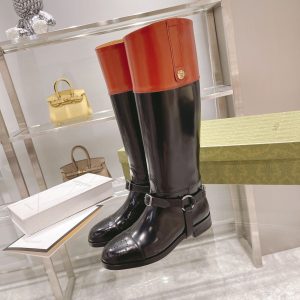 Gucci Knee-High Boot With Harness