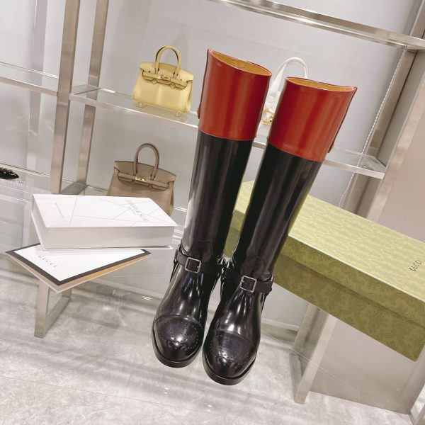 Gucci Knee-High Boot With Harness - Image 2