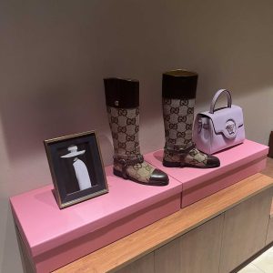 Gucci Knee-High Boot With Harness