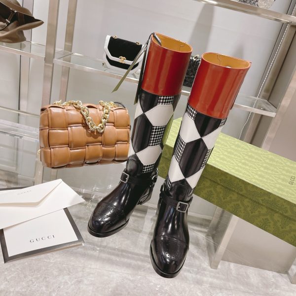 Gucci Knee-High Boot With Harness - Image 2
