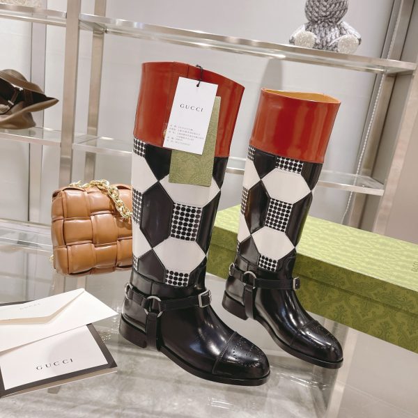 Gucci Knee-High Boot With Harness - Image 3
