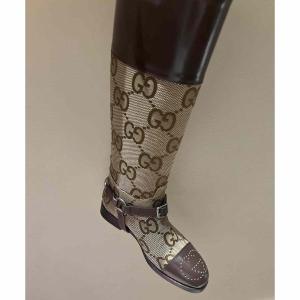 Gucci Knee-High Boot With Harness - Image 3