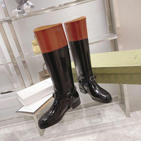 Gucci Knee-High Boot With Harness - Image 4
