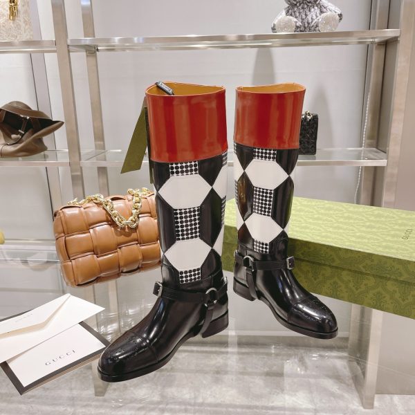 Gucci Knee-High Boot With Harness - Image 4