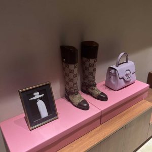 Gucci Knee-High Boot With Harness