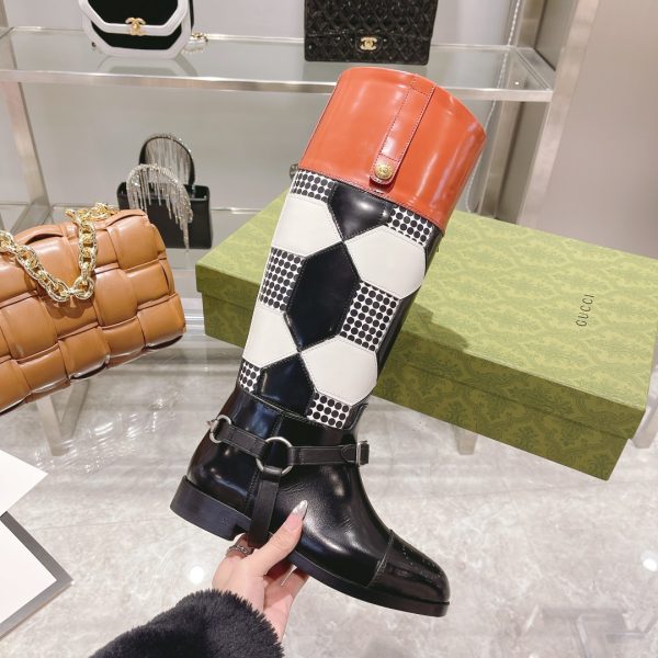 Gucci Knee-High Boot With Harness - Image 5