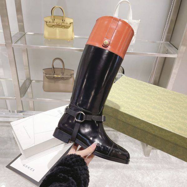 Gucci Knee-High Boot With Harness - Image 6