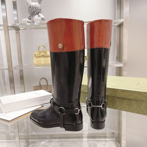 Gucci Knee-High Boot With Harness - Image 7