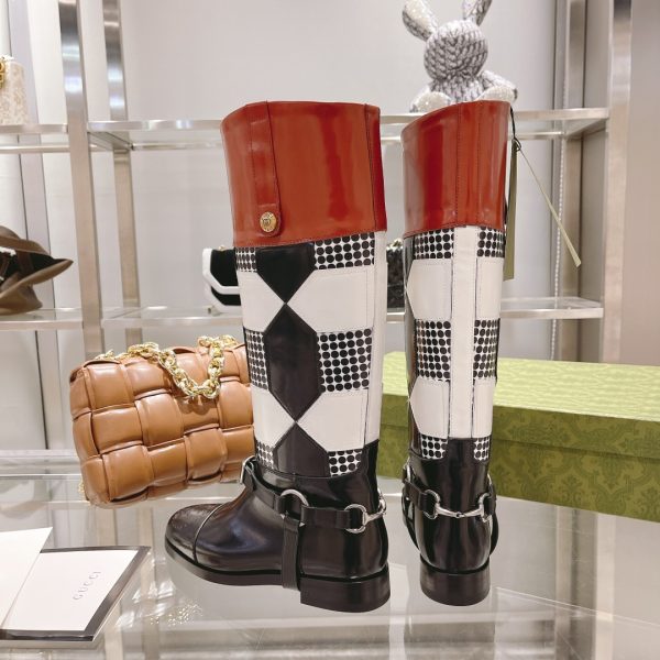 Gucci Knee-High Boot With Harness - Image 7