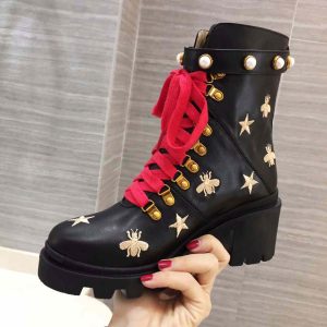 Gucci Leather Ankle Boot