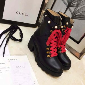 Gucci Leather Ankle Boot