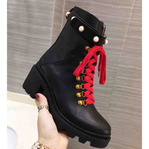 Gucci Leather Ankle Boot - Image 4