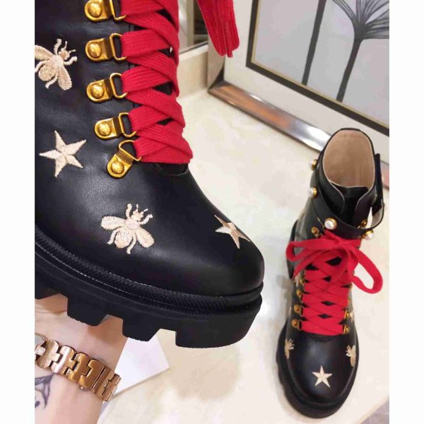 Gucci Leather Ankle Boot - Image 4