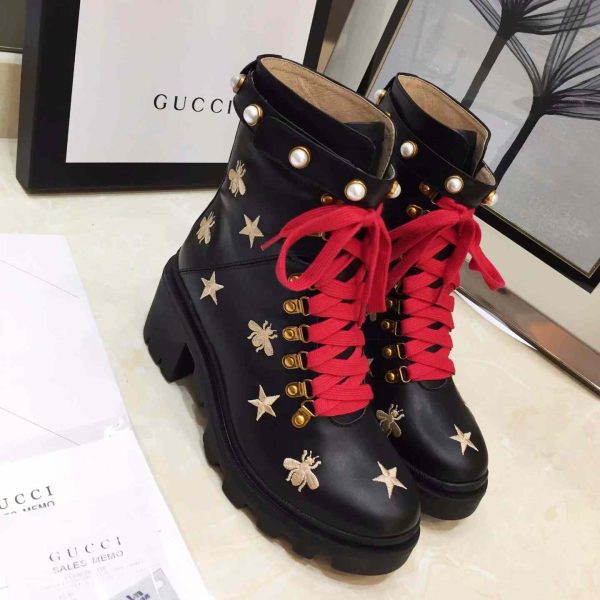 Gucci Leather Ankle Boot - Image 5